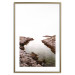 Wall Poster Rocky Harbor - landscape of rocky cliffs by water in mist 129612 additionalThumb 14