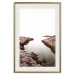 Wall Poster Rocky Harbor - landscape of rocky cliffs by water in mist 129612 additionalThumb 20