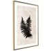 Wall Poster Fern Trace - dark plant composition on a beige textured background 134512 additionalThumb 7
