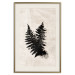 Wall Poster Fern Trace - dark plant composition on a beige textured background 134512 additionalThumb 21