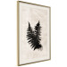 Wall Poster Fern Trace - dark plant composition on a beige textured background 134512 additionalThumb 3