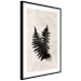 Wall Poster Fern Trace - dark plant composition on a beige textured background 134512 additionalThumb 6