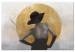Canvas Under the Sun (1-piece) Wide - abstract woman with a hat 134912