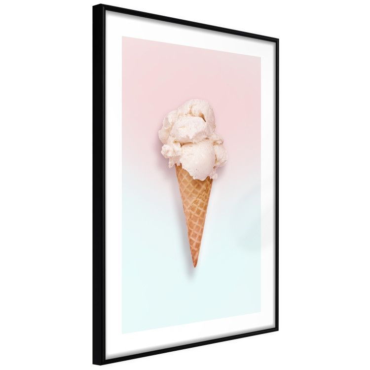 Poster Sweet Treats - summer composition with ice cream cone on a colorful background 135912 additionalImage 4
