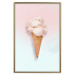 Poster Sweet Treats - summer composition with ice cream cone on a colorful background 135912 additionalThumb 9