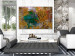 Canvas Gift (1-piece) Wide - abstraction with a touch of golden texture 137512 additionalThumb 3