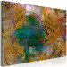 Canvas Gift (1-piece) Wide - abstraction with a touch of golden texture 137512 additionalThumb 2