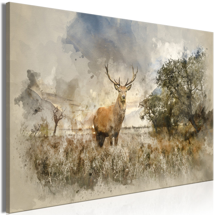Large canvas print Deer in Field [Large Format] 137612 additionalImage 3