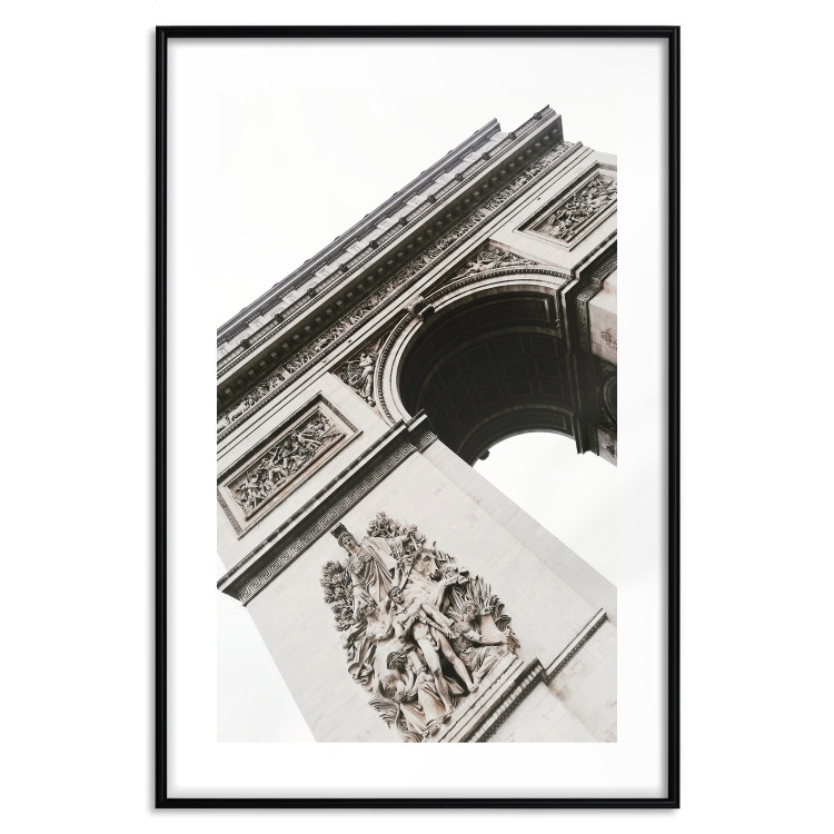 Poster Triumphal Arch - architecture of a historic structure on a white background 137912 additionalImage 14