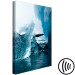 Canvas Print Icy Abstraction (1-piece) Vertical - winter landscape with water 138712 additionalThumb 6