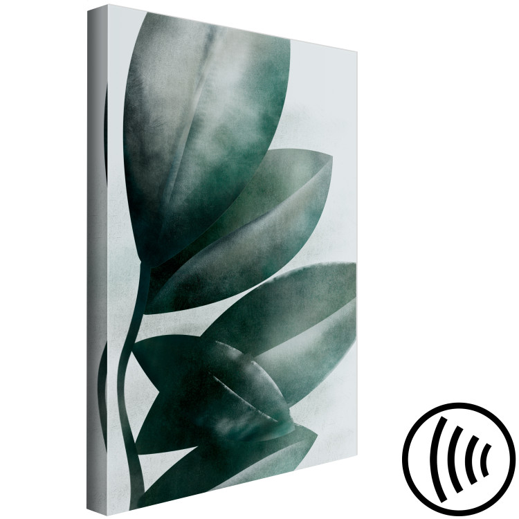 Canvas Art Print Olive Tree Leaves (1-piece) Vertical - landscape with botanical motif 142312 additionalImage 6