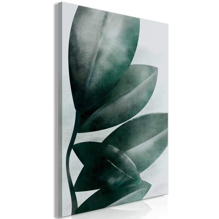 Canvas Art Print Olive Tree Leaves (1-piece) Vertical - landscape with botanical motif 142312 additionalImage 2