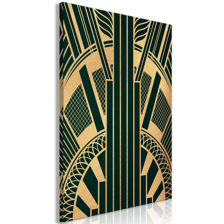 Canvas Art Print Art Deco Skyscraper (1-piece) Vertical - geometric abstraction 143212 additionalImage 2