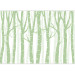 Photo Wallpaper Pastel forest - green birch trees with light leaves on branches 145112 additionalThumb 6