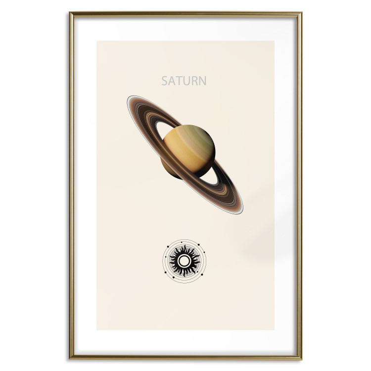 Poster Saturn - Cosmic Lord of the Rings of the Solar System 146312 additionalImage 25
