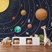 Photo Wallpaper Colorful Solar System - Galaxy With Colorful Planets and Stars 149212