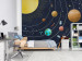 Photo Wallpaper Colorful Solar System - Galaxy With Colorful Planets and Stars 149212