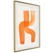 Wall Poster Abstract Composition - Duo of Shapes in Light Orange 149712 additionalThumb 11