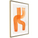 Wall Poster Abstract Composition - Duo of Shapes in Light Orange 149712 additionalThumb 7
