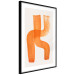 Wall Poster Abstract Composition - Duo of Shapes in Light Orange 149712 additionalThumb 8