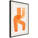 Wall Poster Abstract Composition - Duo of Shapes in Light Orange 149712 additionalThumb 9