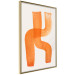 Wall Poster Abstract Composition - Duo of Shapes in Light Orange 149712 additionalThumb 6