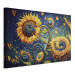 Large canvas print Sunflowers Against the Night Sky - Composition Generated by AI [Large Format] 151112 additionalThumb 3