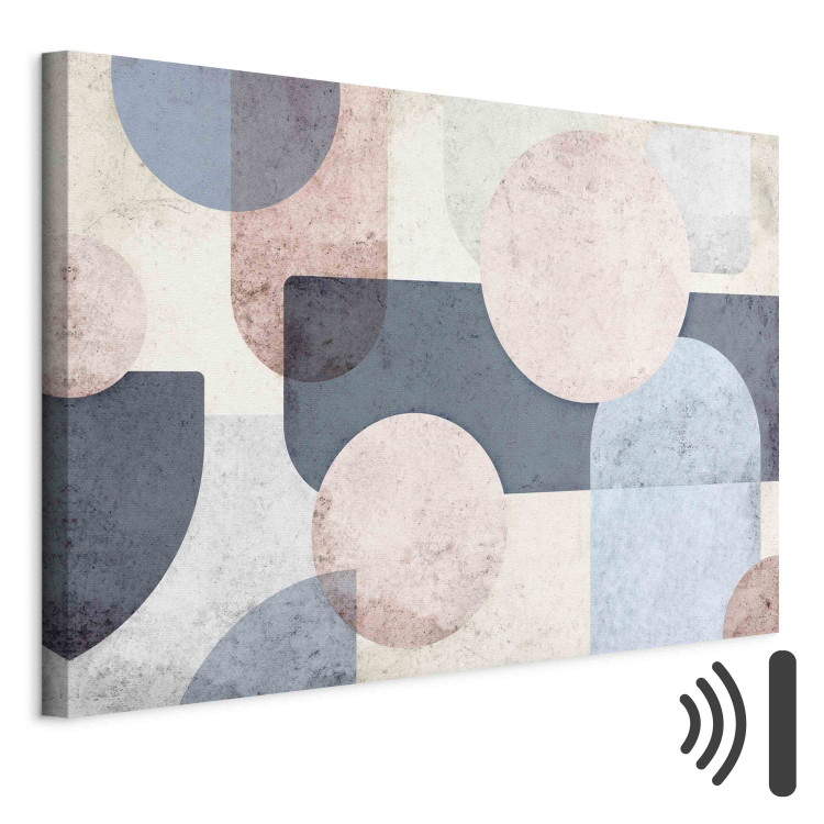 Canvas Print Geometric Disorder - An Abstract Composition of Pastel Shapes 151212 additionalImage 8
