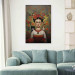 Large canvas print Cartoon Frida - A Colorful Portrait of the Artist With Two Cats [Large Format] 152212 additionalThumb 5