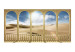 Photo Wallpaper Dream of the Sahara - Desert Landscape with Columns against Blue Sky 59912 additionalThumb 1