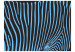 Wall Mural Zebra pattern (turquoise) 61012 additionalThumb 1
