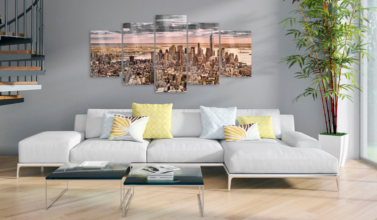 Acrylic print New York City: Morning Sky [Glass] 92512 additionalImage 3