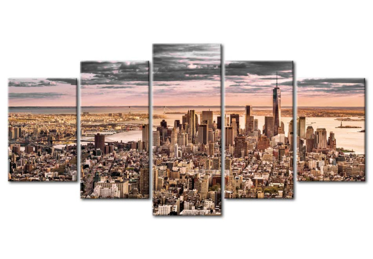 Acrylic print New York City: Morning Sky [Glass] 92512 additionalImage 2