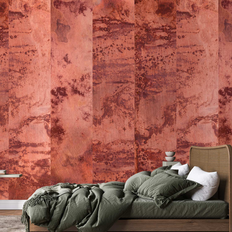 Modern Wallpaper Magma Red Metal Sheet 113822 additionalImage 3