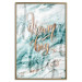 Poster Dream big - composition with golden text on a marble-textured background 114322 additionalThumb 16