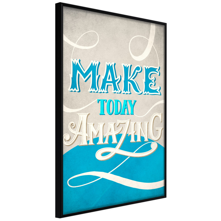 Poster Make today amazing - motivational English quote on a decorative background 114422 additionalImage 6