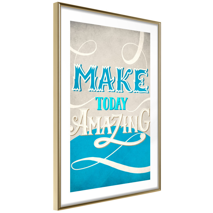 Poster Make today amazing - motivational English quote on a decorative background 114422 additionalImage 4