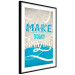 Poster Make today amazing - motivational English quote on a decorative background 114422 additionalThumb 3