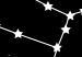 Canvas Print Zodiac Sign Gemini (1-Piece) - Black and White Graphic Design 114822 additionalThumb 5