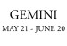 Canvas Print Zodiac Sign Gemini (1-Piece) - Black and White Graphic Design 114822 additionalThumb 4