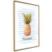 Poster Pineapple and Stripes - colorful composition with a tropical fruit and text 115322 additionalThumb 10