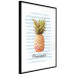 Poster Pineapple and Stripes - colorful composition with a tropical fruit and text 115322 additionalThumb 12