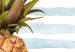 Poster Pineapple and Stripes - colorful composition with a tropical fruit and text 115322 additionalThumb 3