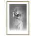 Poster Playful Ballerina - black and white composition with a dancing ballet woman 116322 additionalThumb 14