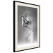 Poster Playful Ballerina - black and white composition with a dancing ballet woman 116322 additionalThumb 3