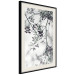 Poster Blooming Branches - black and white Scandinavian landscape with plant motifs 116522 additionalThumb 13