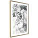 Poster Blooming Branches - black and white Scandinavian landscape with plant motifs 116522 additionalThumb 11