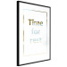 Wall Poster Time for Rest - English text with a glimpse into a tropical landscape 123222 additionalThumb 9