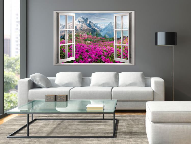 Canvas Print Alpine Rhododendrons (1 Part) Wide 125222 additionalImage 3