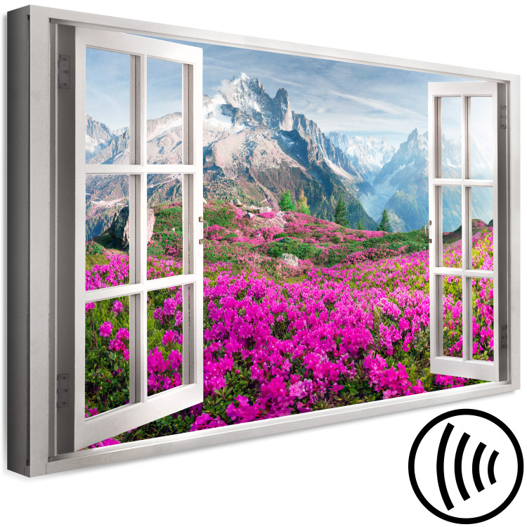 Canvas Print Alpine Rhododendrons (1 Part) Wide 125222 additionalImage 6